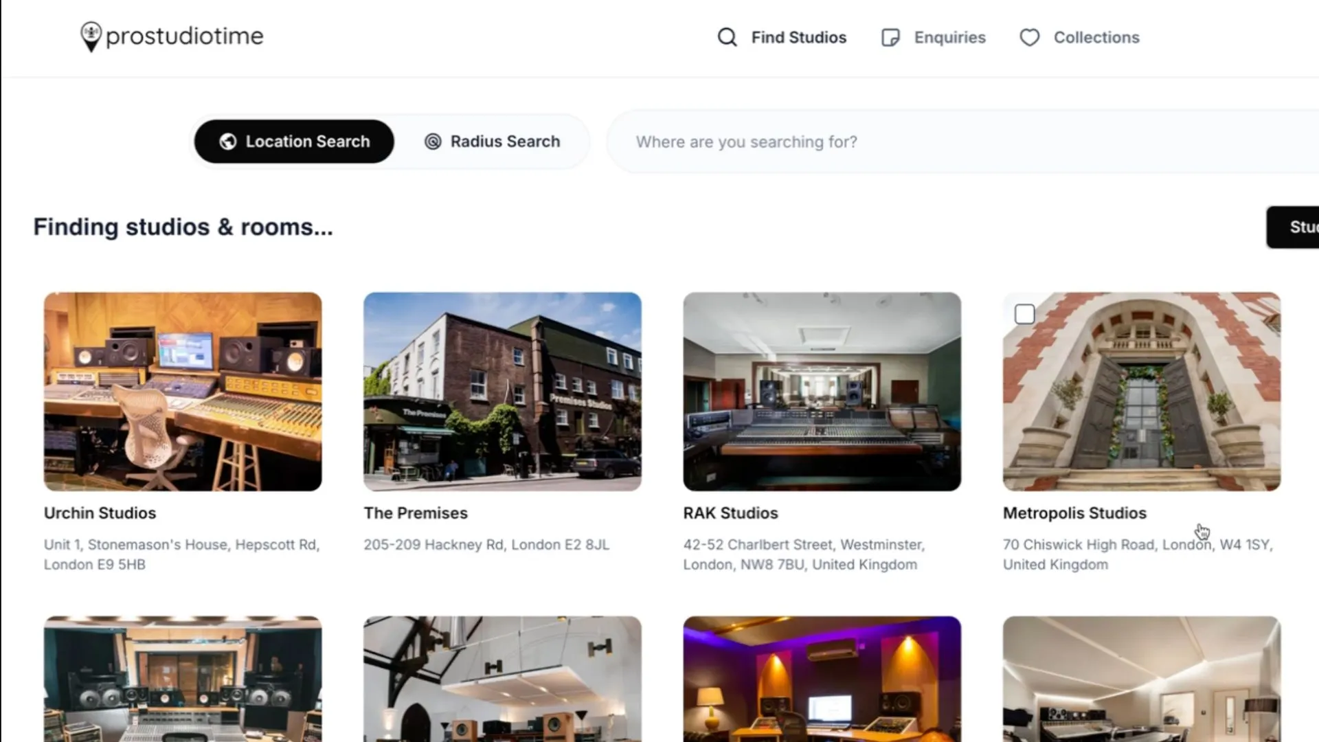 Music Booking Platform | ProStudioTime